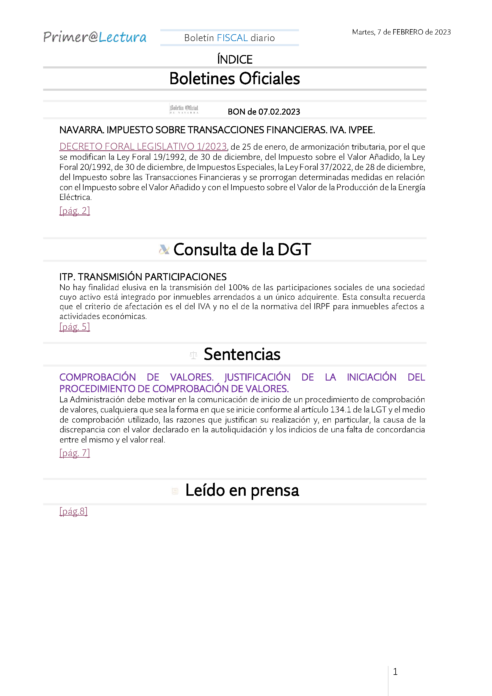 Boletín fiscal 07 02 2023