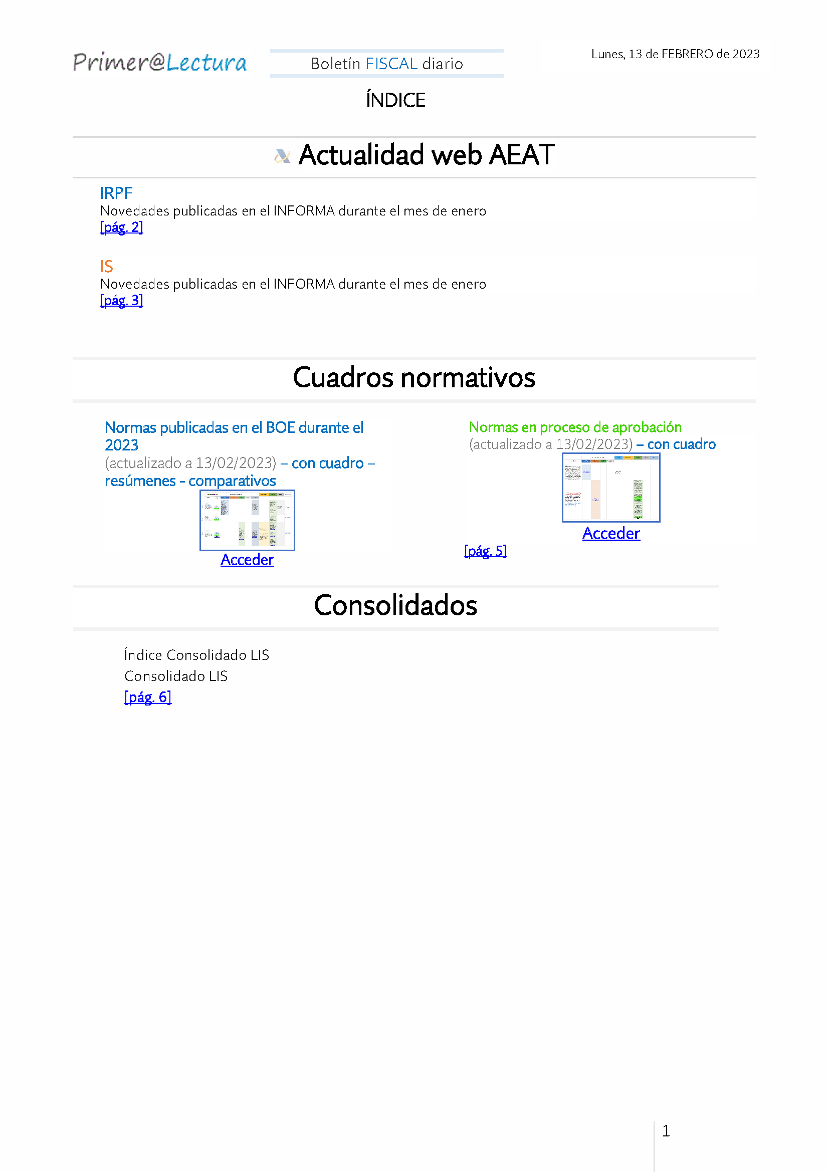 Boletín fiscal 13 02 2023