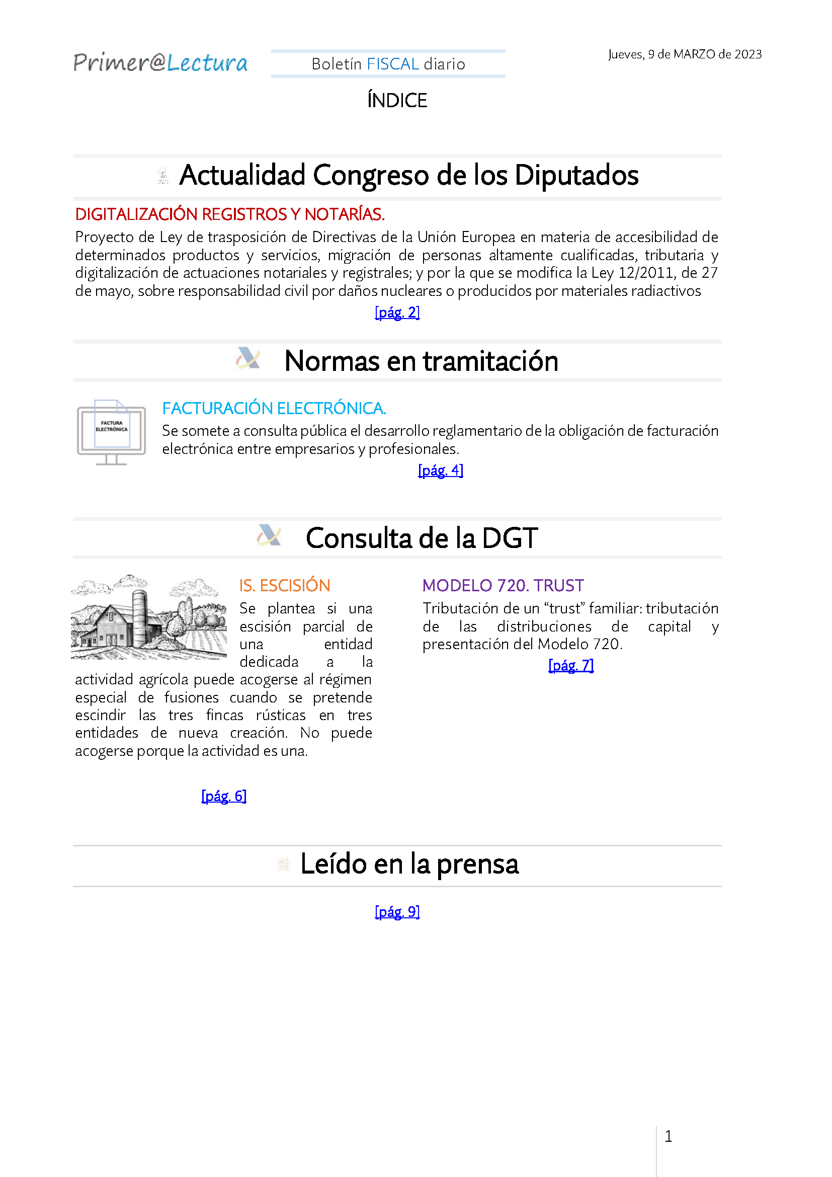 Boletín fiscal 09 03 2023