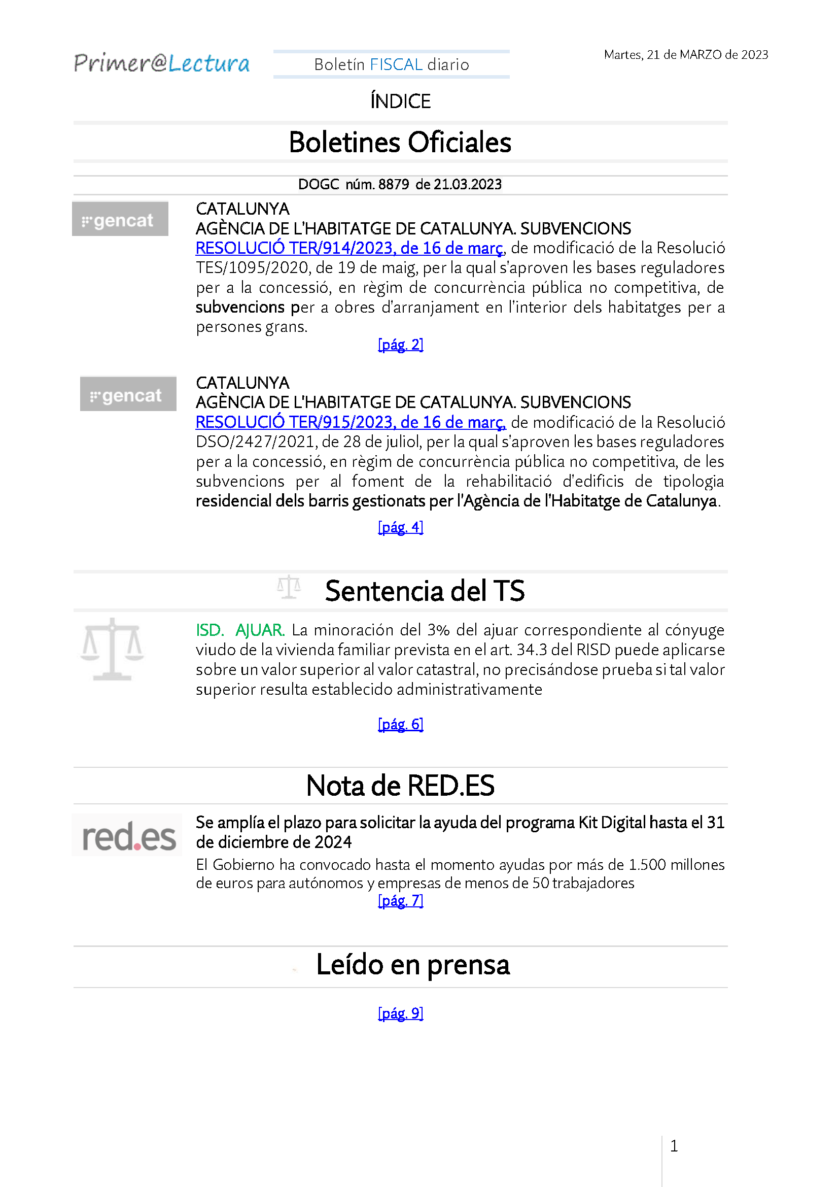Boletín fiscal 21 03 2023
