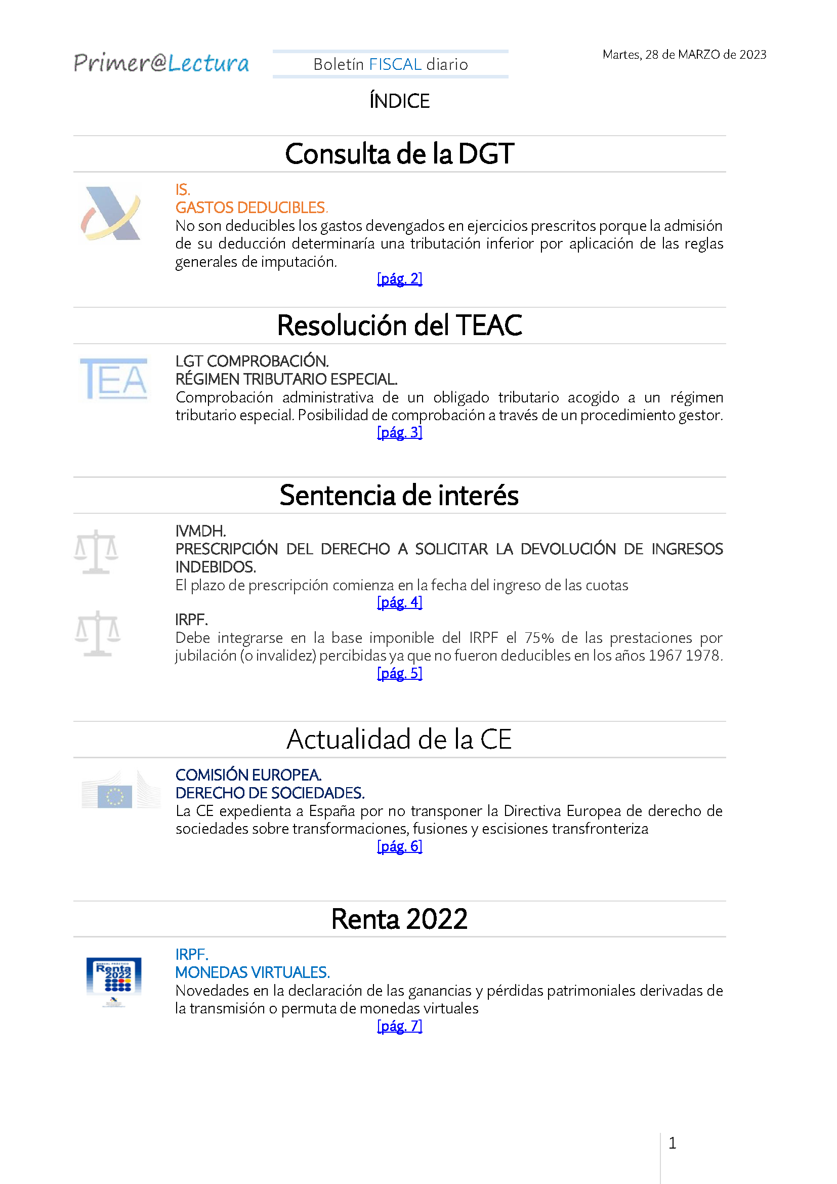 Boletín fiscal 28 03 2023
