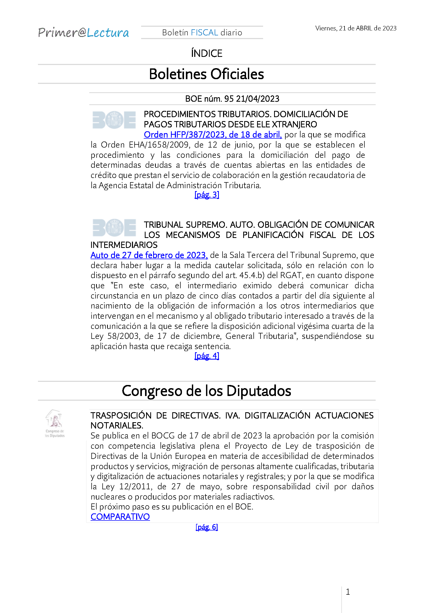 Boletín fiscal 21 04 2023