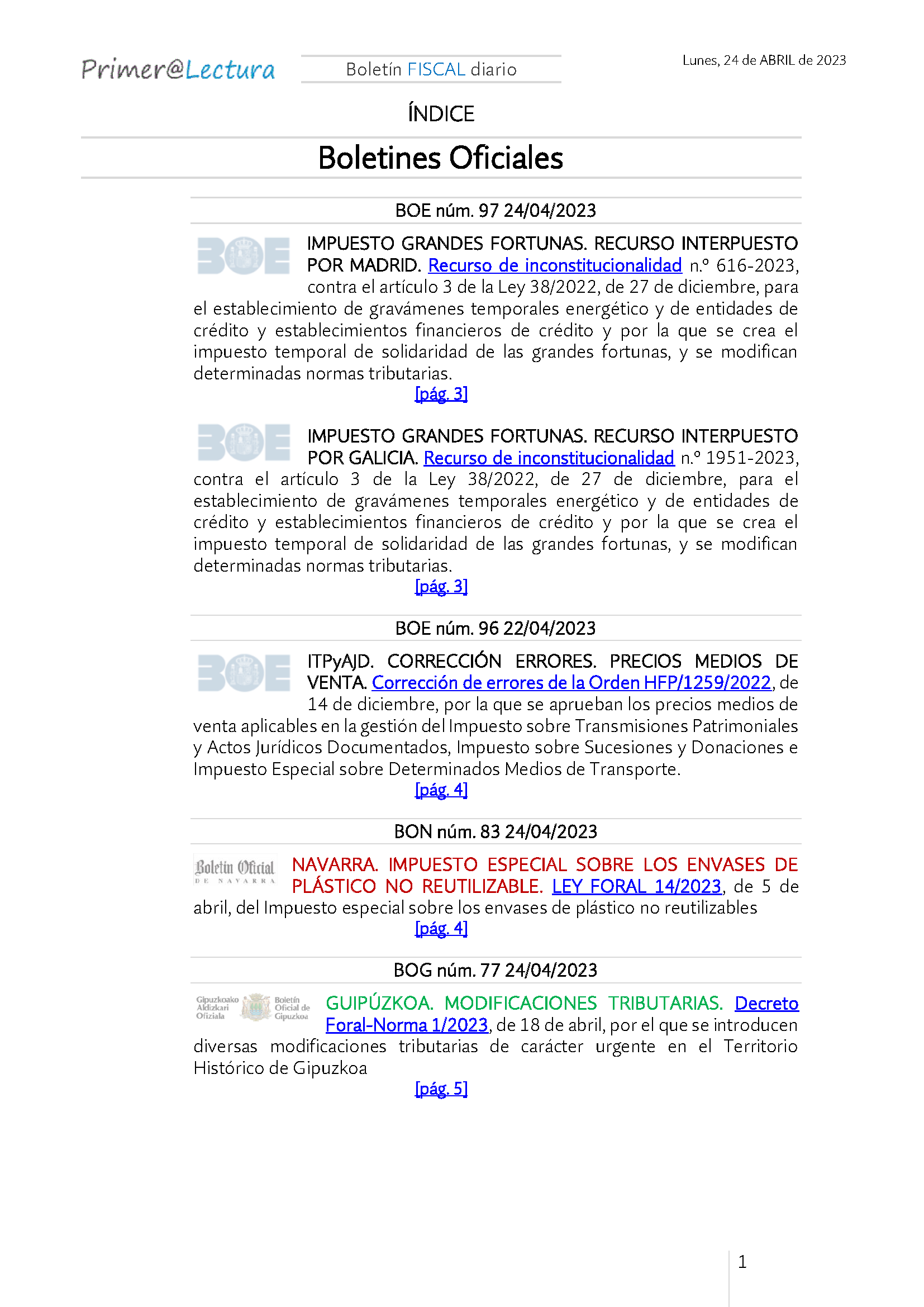 Boletín fiscal 24 04 2023