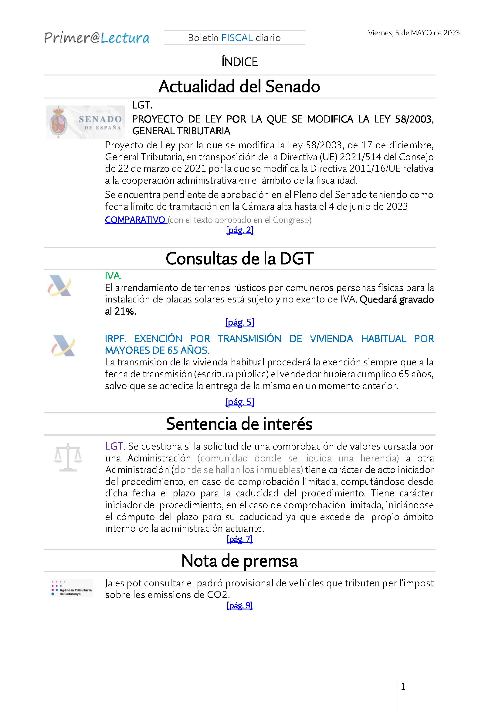 Boletín fiscal 05 05 2023