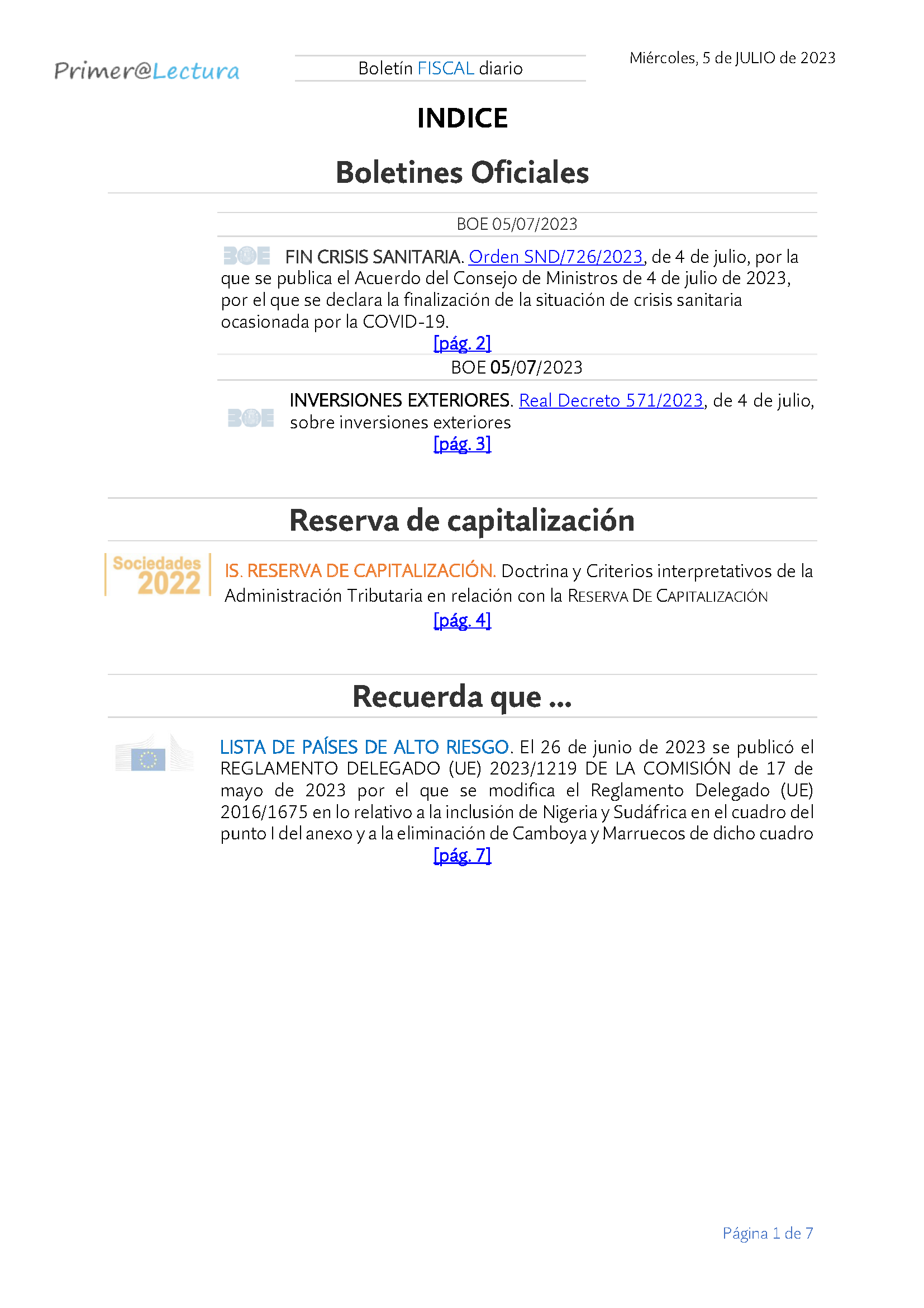 Boletín fiscal 05 07 2023