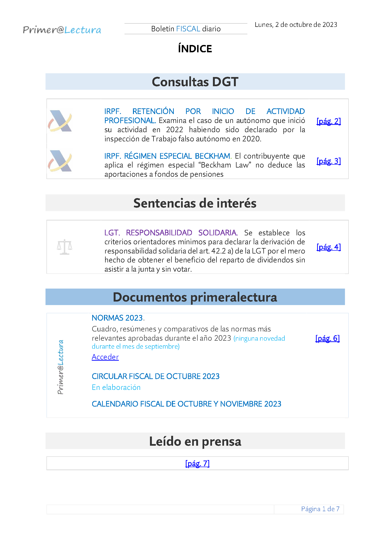 Boletín fiscal 02 10 2023