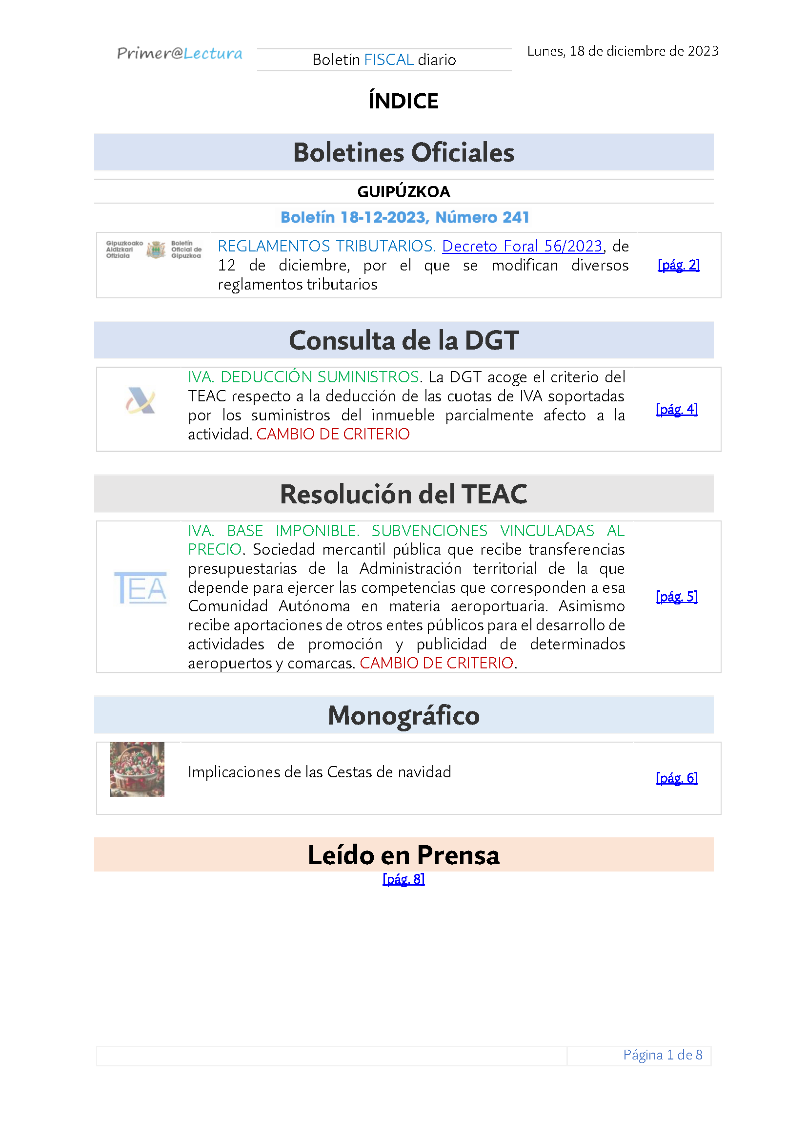Boletín fiscal 18 12 2023