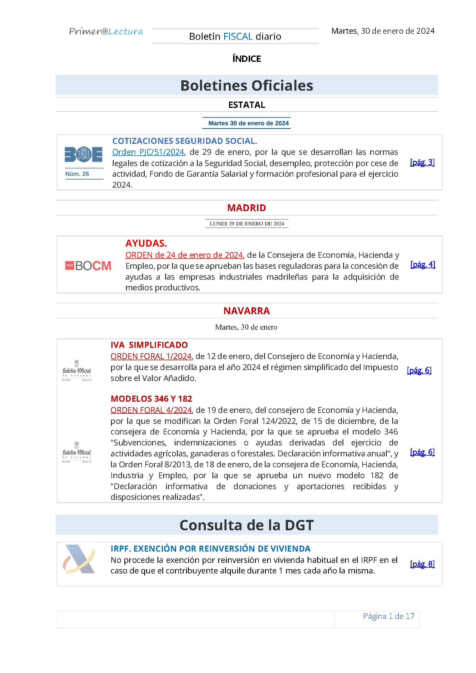 Boletín fiscal 30 01 2024