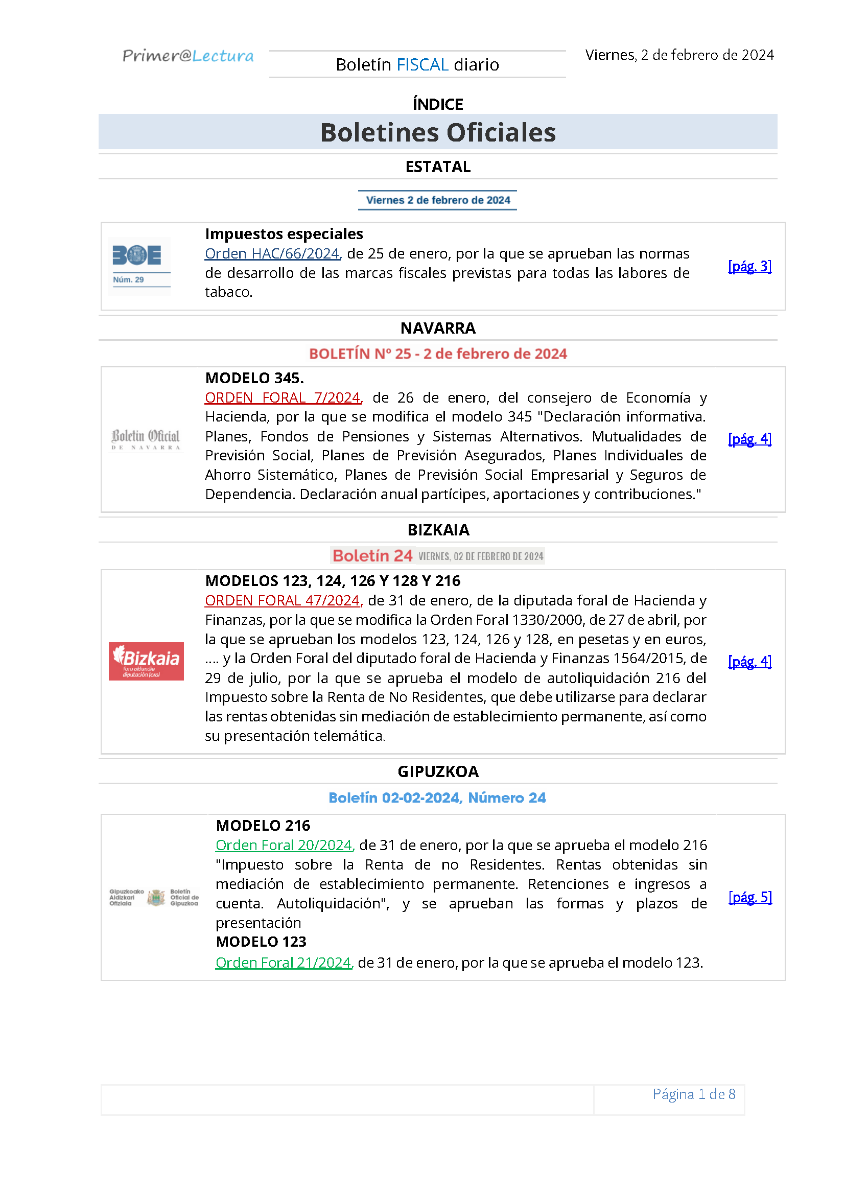 Boletín fiscal 02 02 2024