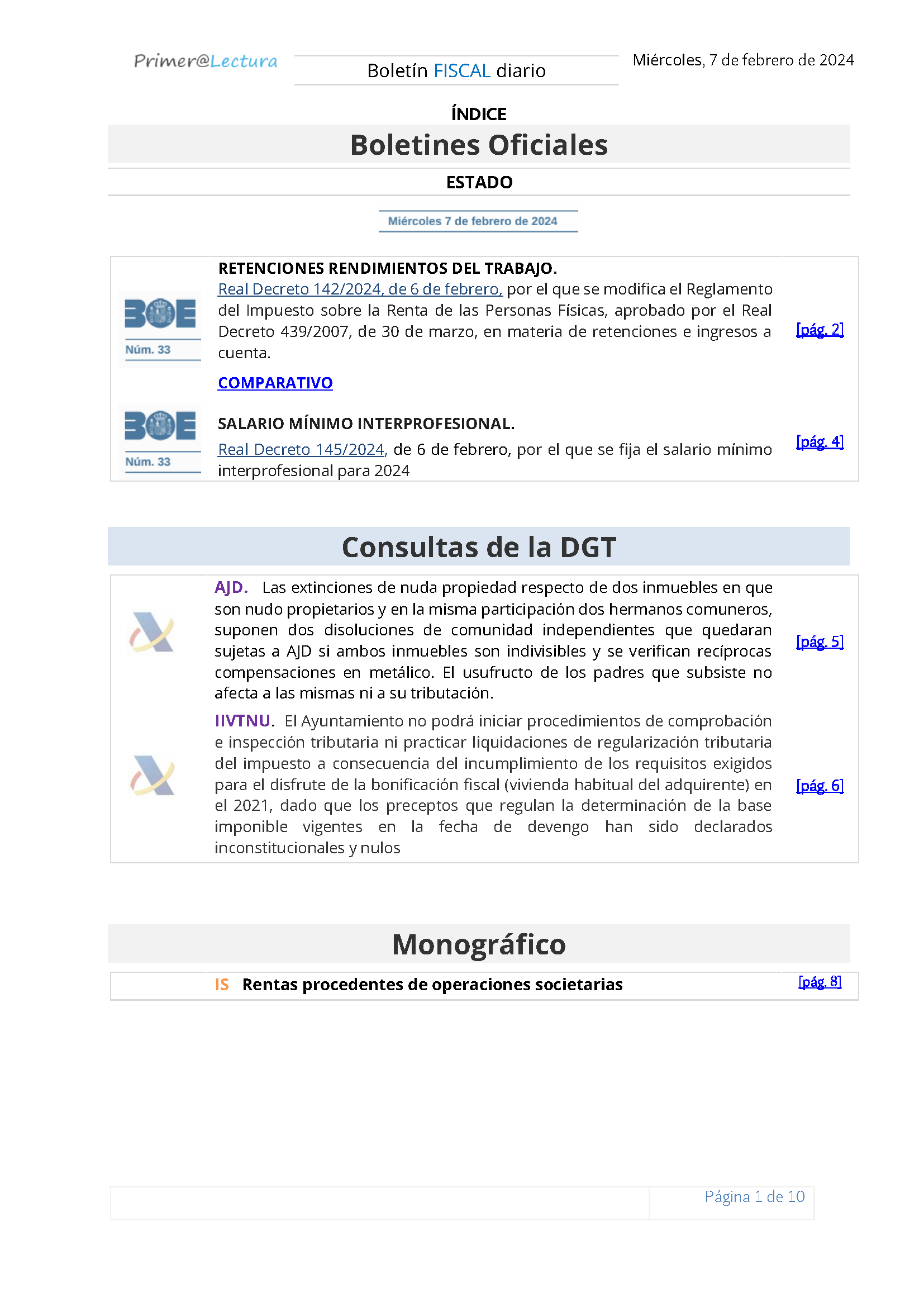 Boletín fiscal 07 02 2024