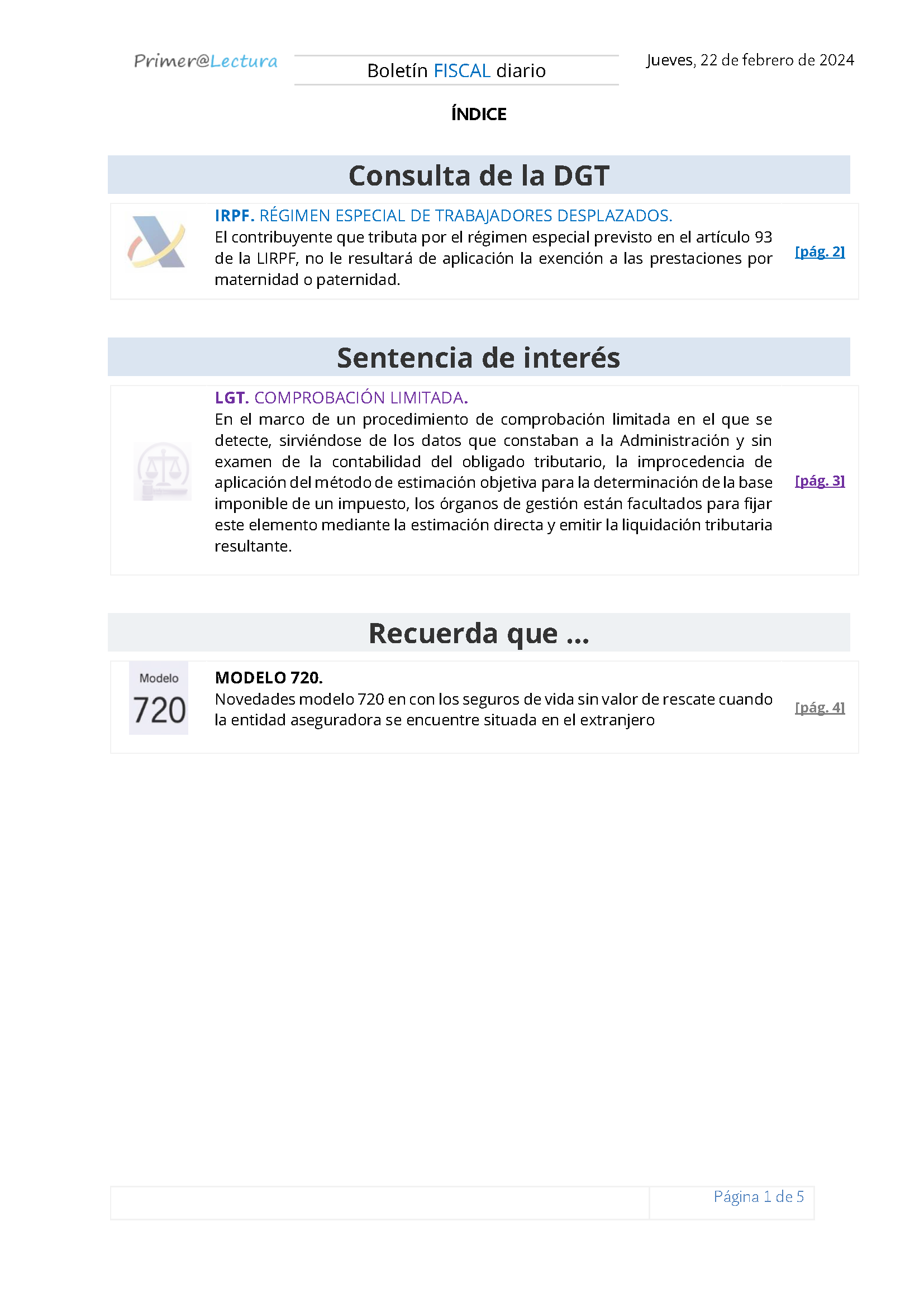 Boletín fiscal 22/02/2024