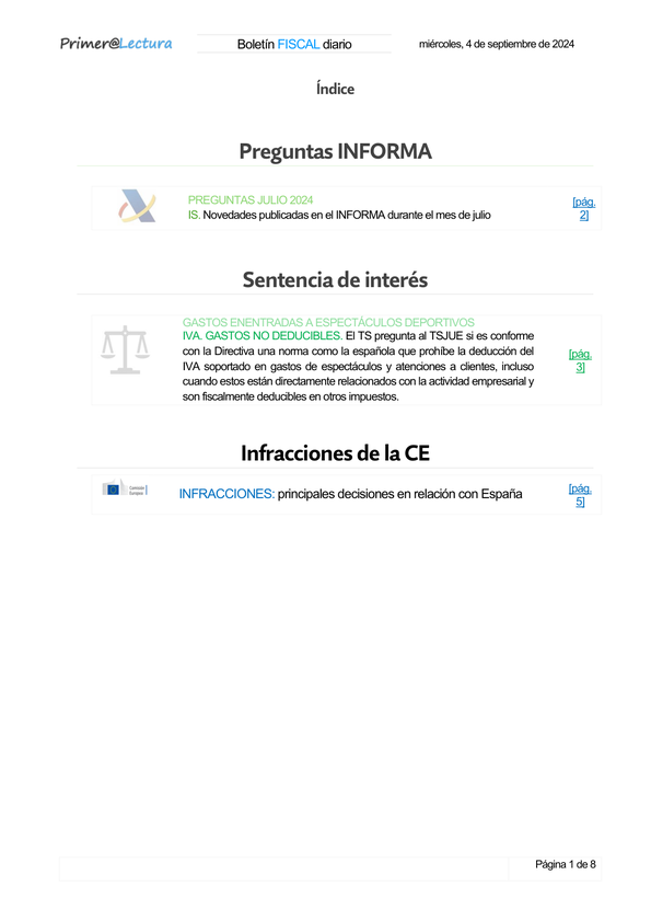 Boletín fiscal 04/09/2024
