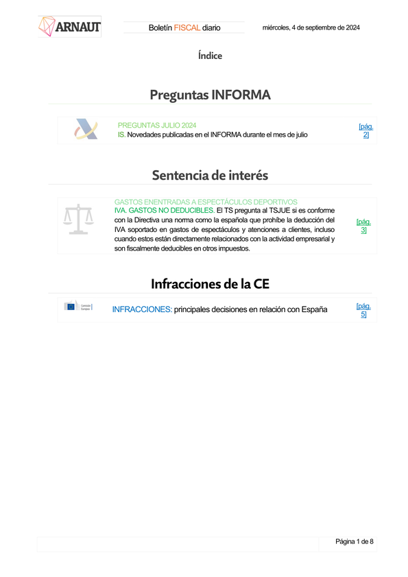Boletín fiscal 04/09/2024