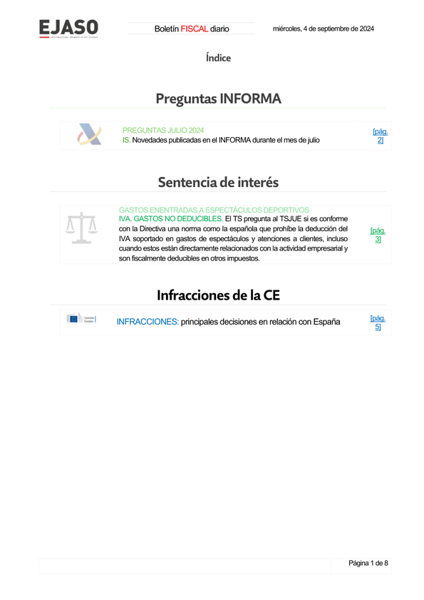 Boletín fiscal 04/09/2024