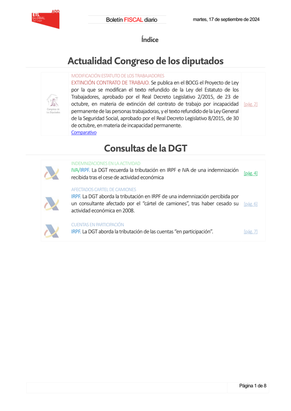 Boletín fiscal 17/09/2024