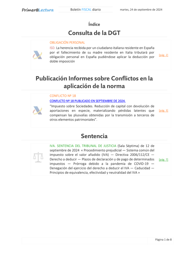 Boletín fiscal 24/09/2024