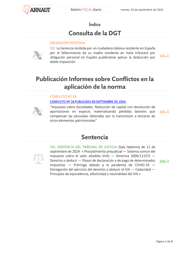 Boletín fiscal 24/09/2024