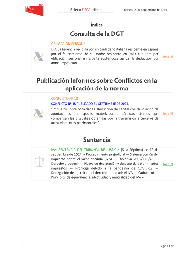 Boletín fiscal 24/09/2024