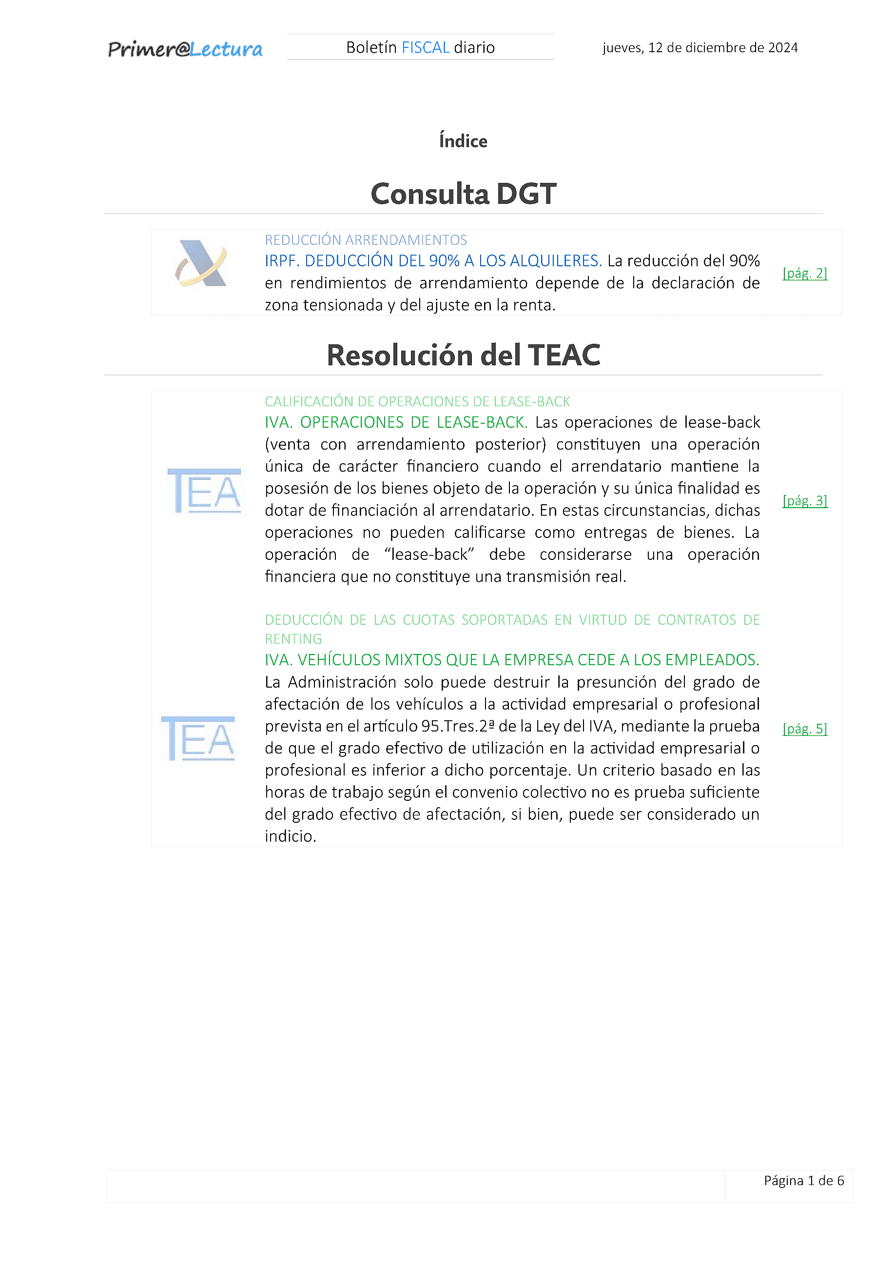 Boletín fiscal 12/12/2024