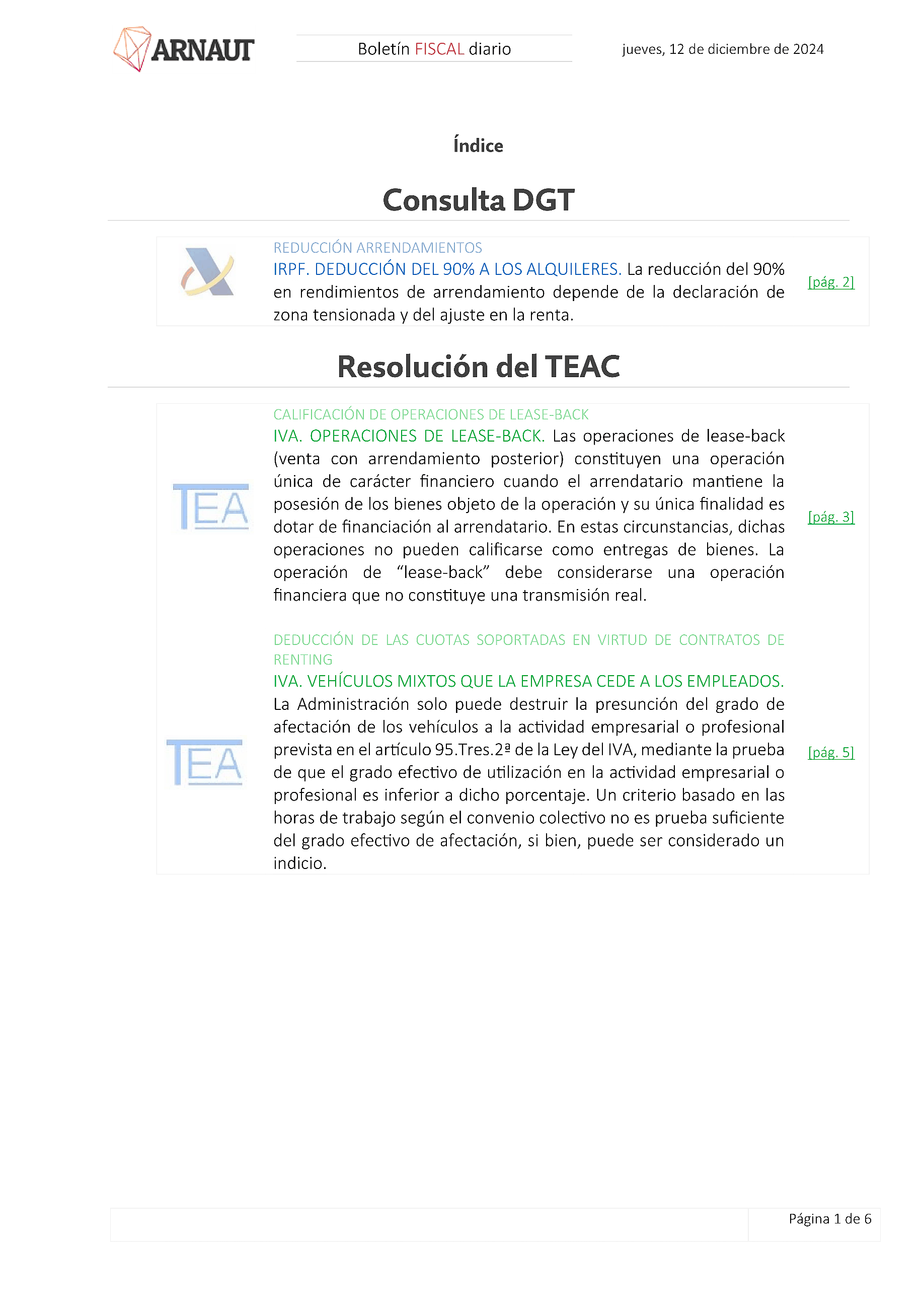 Boletín fiscal 12/12/2024