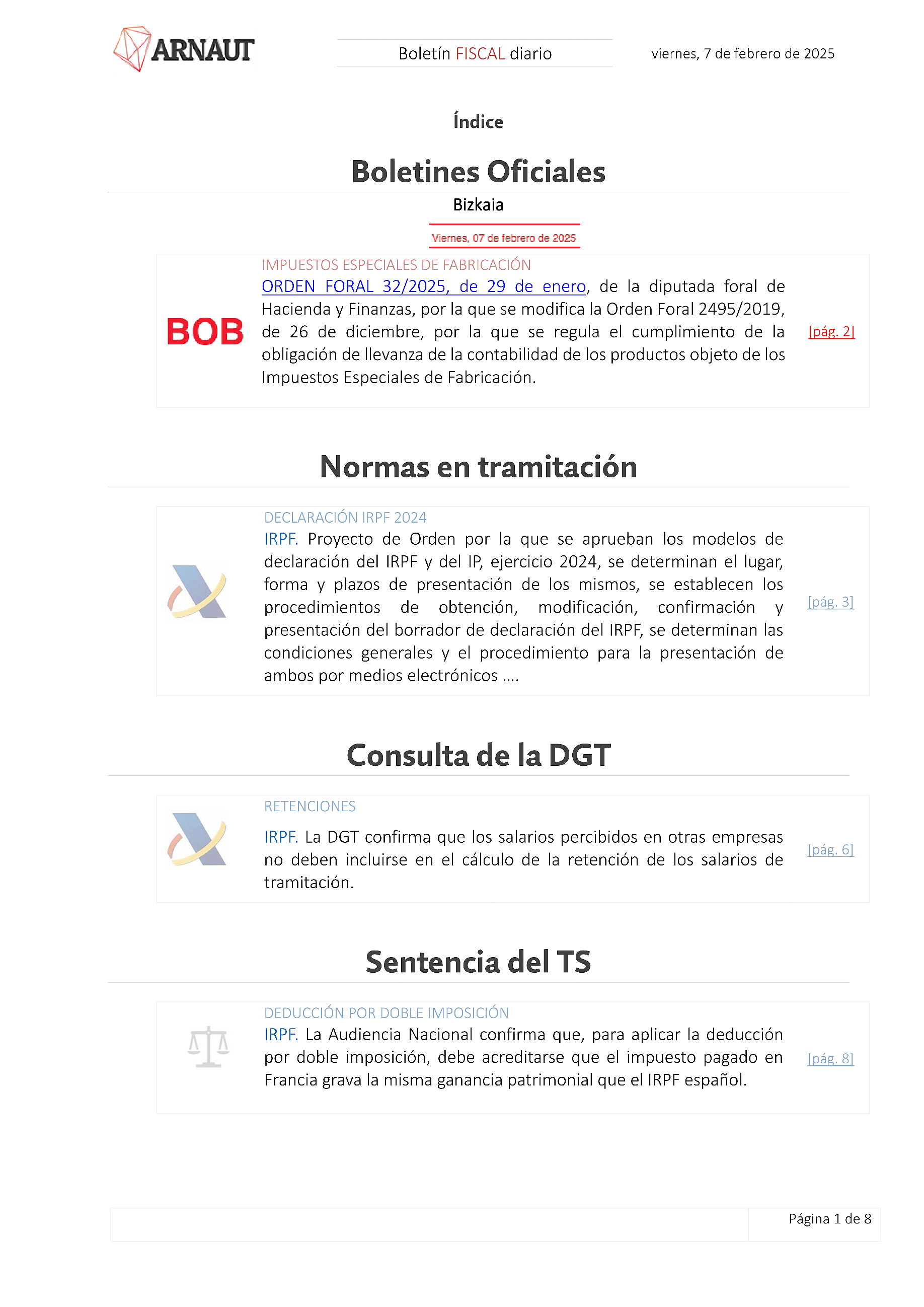 Boletín fiscal 07/02/2025