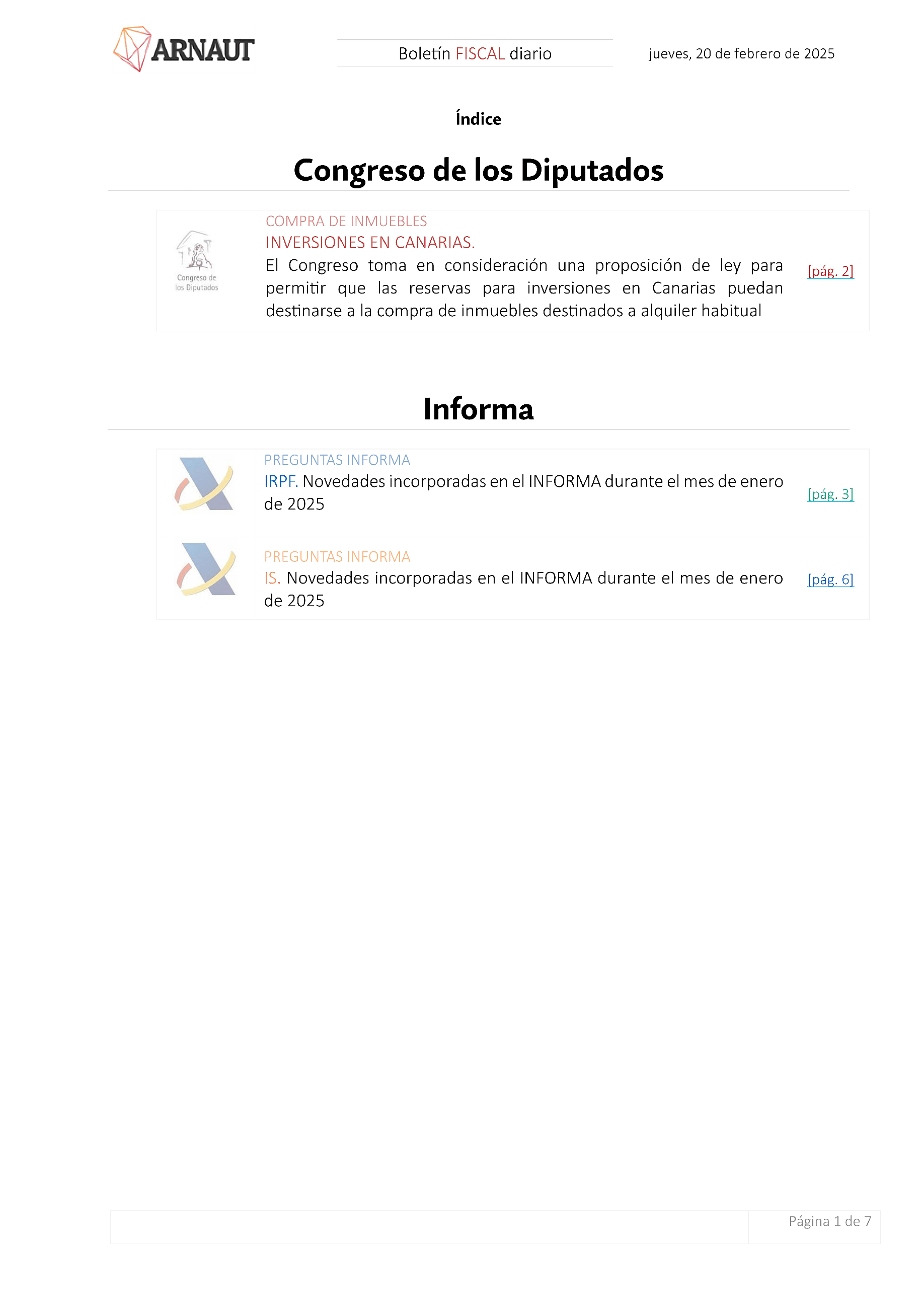 Boletín fiscal 20/02/2025